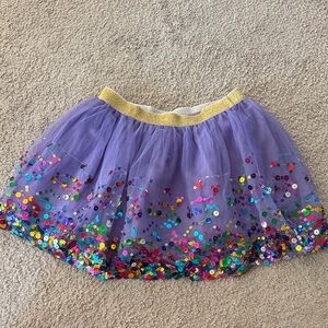 Colorful Sequin Kids Skirt